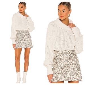 NWT Free People Be Yours Cowl Neck Sweater Medium